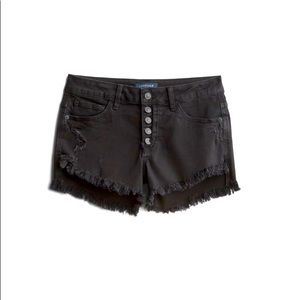 Just USA black denim shorts!